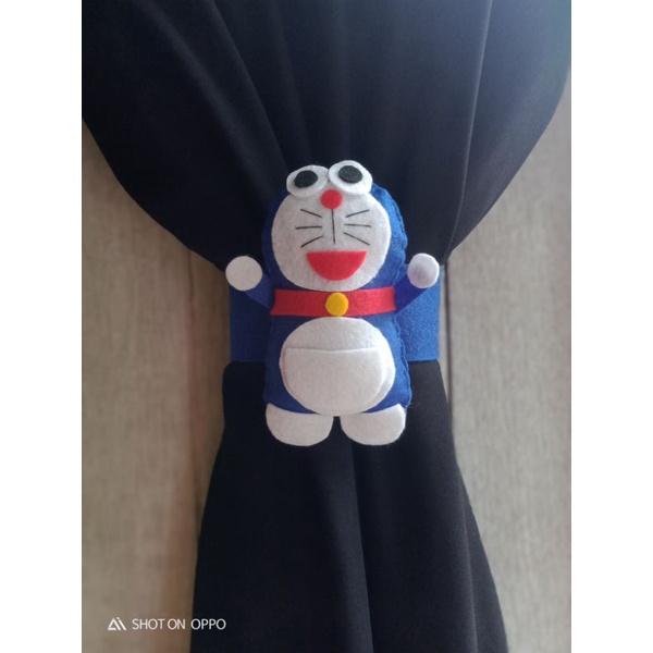 Ikat tirai bentuk Doraemon - hello Kitty- Mickey mouse-kupu2-PENGIKAT GORDEN  MURAH | Tali ikat  HOR