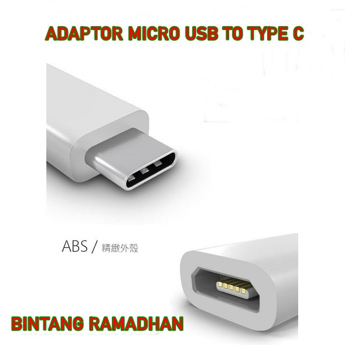 ADAPTER CONNECTOR MICRO USB TO TYPE C