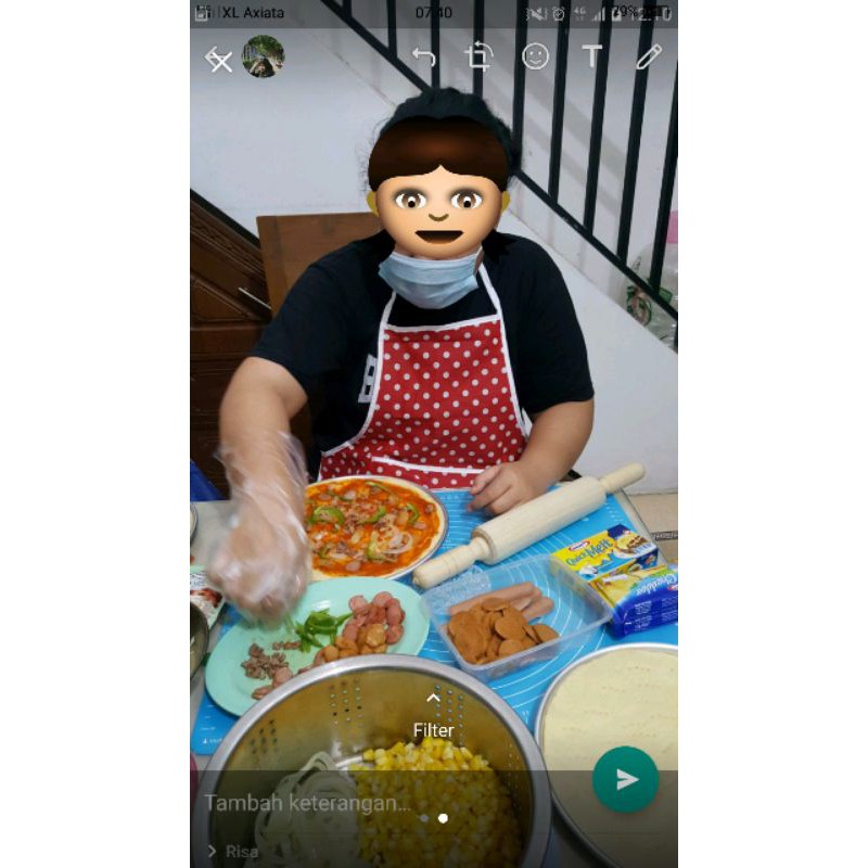 celemek masak murah