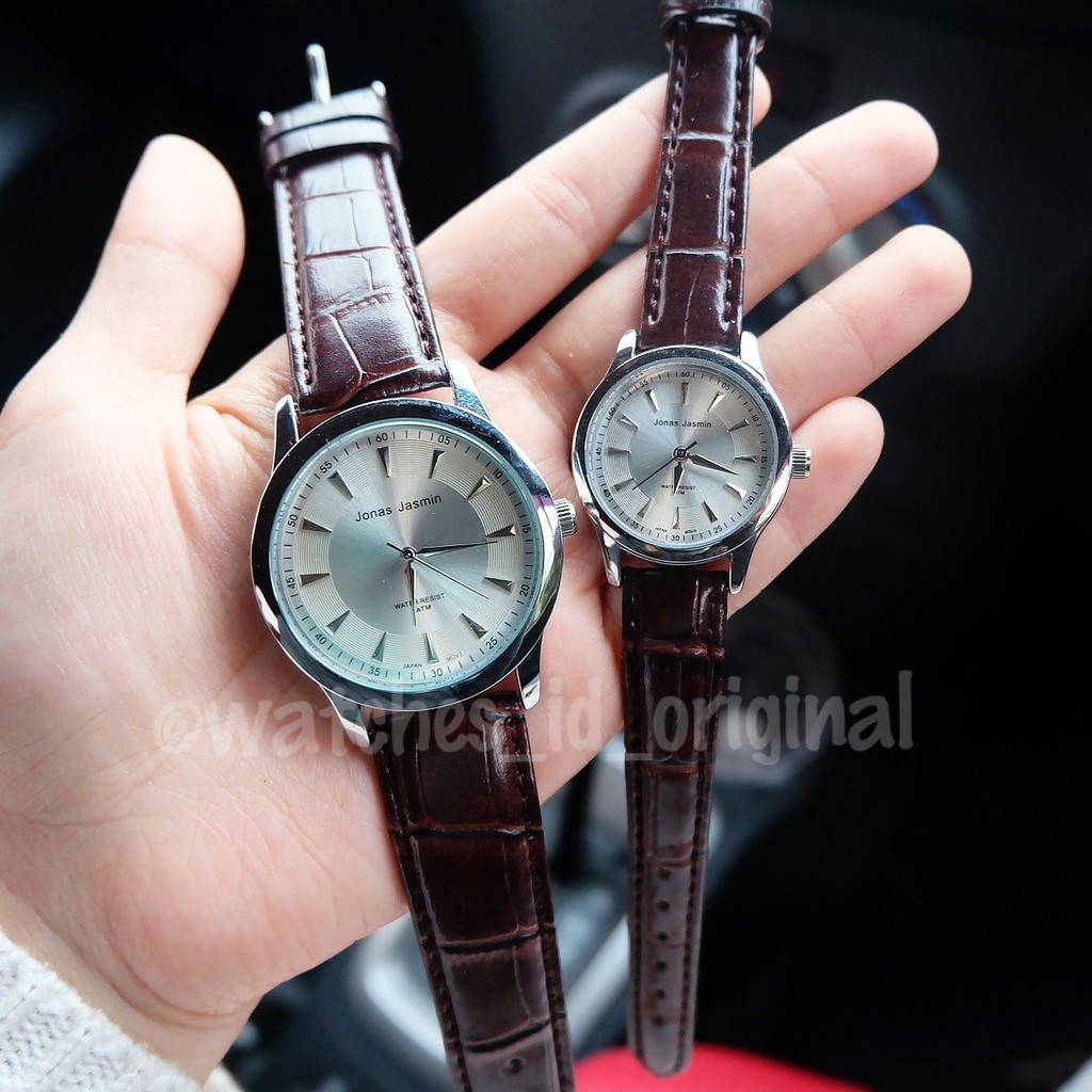 Jam Tangan Couple Jonas Jasmin Original  (Brown)