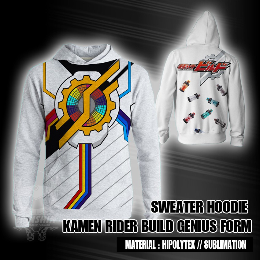Sweater Hoodie Kamen Rider Build Genius Form