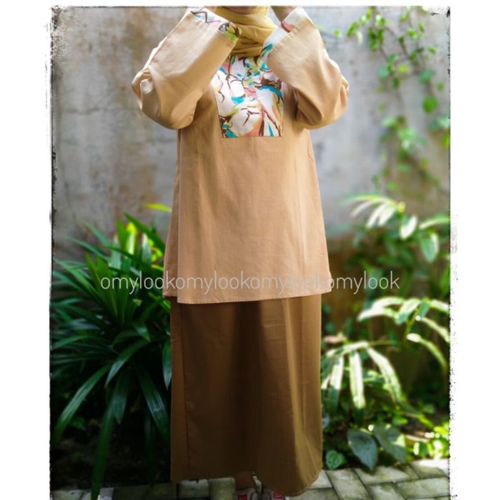 OmyLook Atasan Kemeja Blouse Panjang Busui Friendly Sissy Original Produk