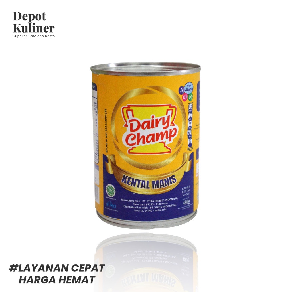 

Susu Krimer Kental Manis Dairy Champ 480 gr