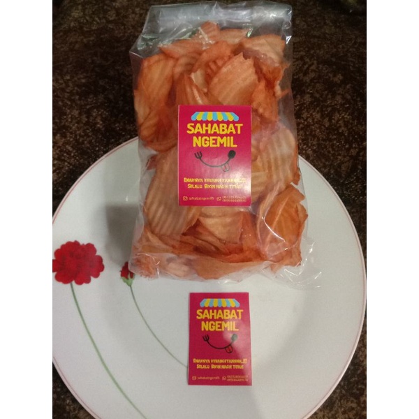 

Keripik Singkong Balado Pedas Enak Murah/Snack Sahabatngemil