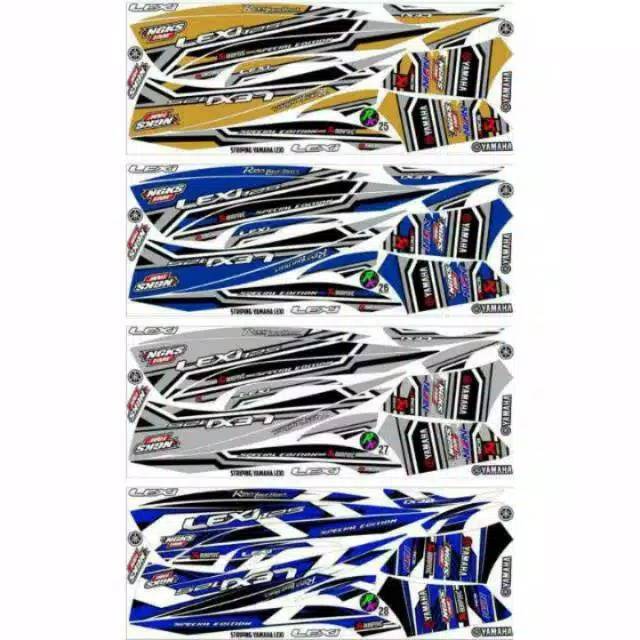 Sticker Striping Variasi Yamaha LEXI