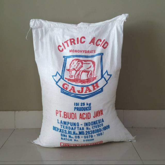 Citric acid 1Kg, Sitrun 1Kg, Food grade, sitrun pembersih 1Kg, Sitrun cap gajah 1Kg, Sitrun makanan