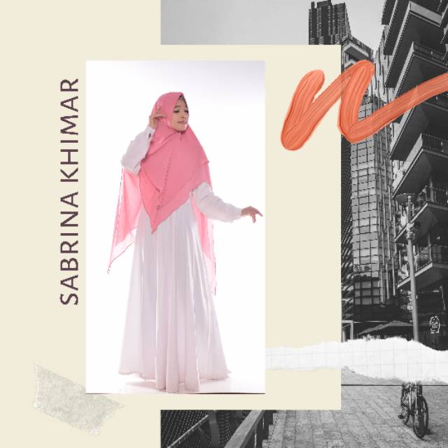 SABRINA &amp; AISYAH KHIMAR FREE MASKER HIAS CANTIK