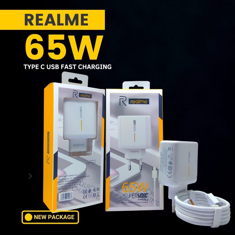 Charger Realme Original Super VOOC 65W TYPE C