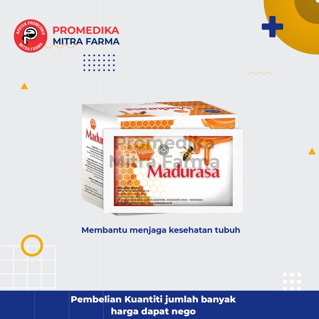 

Madurasa Murni / Sachet / Box / Membantu Menjaga Kesehatan Tubuh / Madu