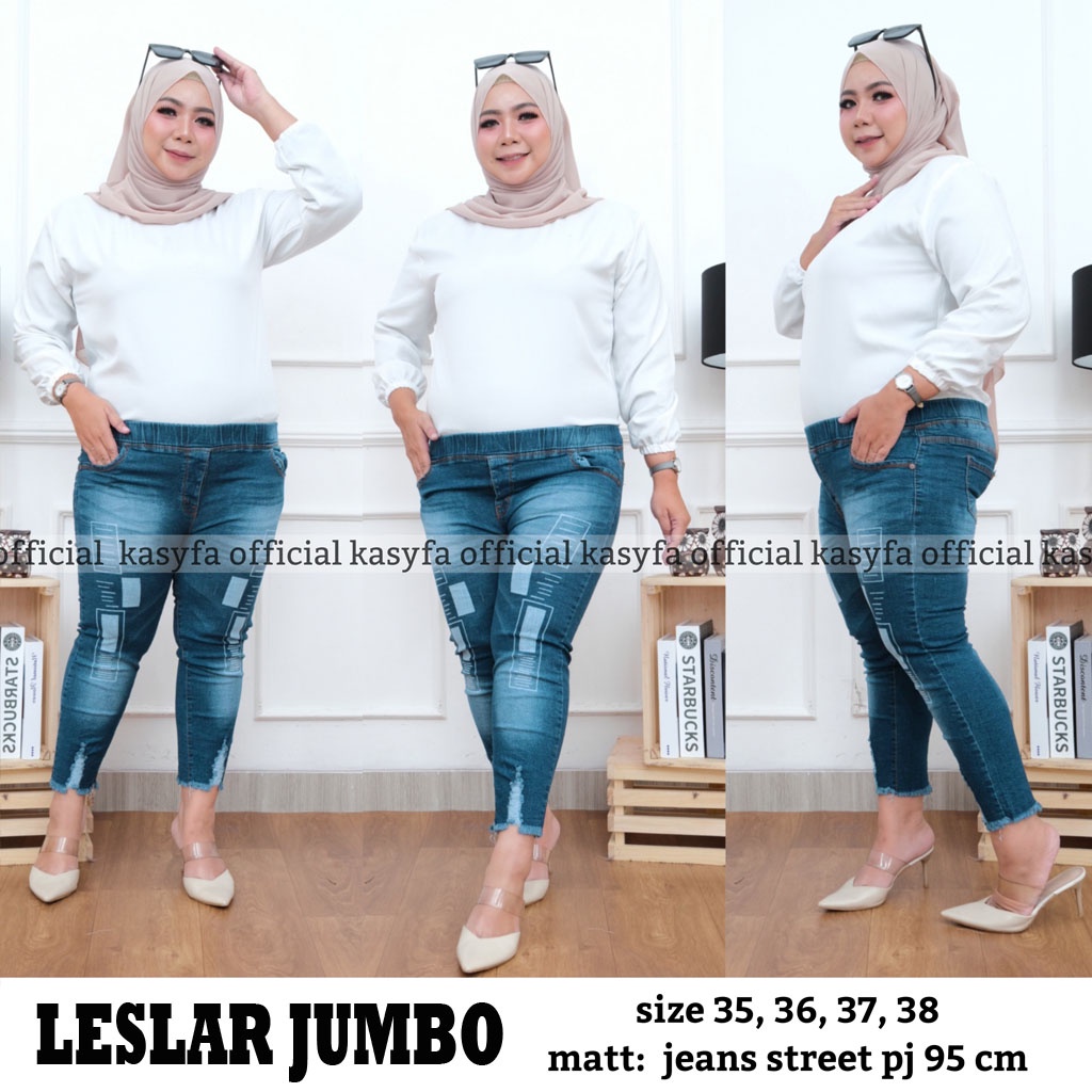 LESLAR JUMBO JEGGING JEANS SOBEK 7/9 // JEANS JUMBO 35-38 #3