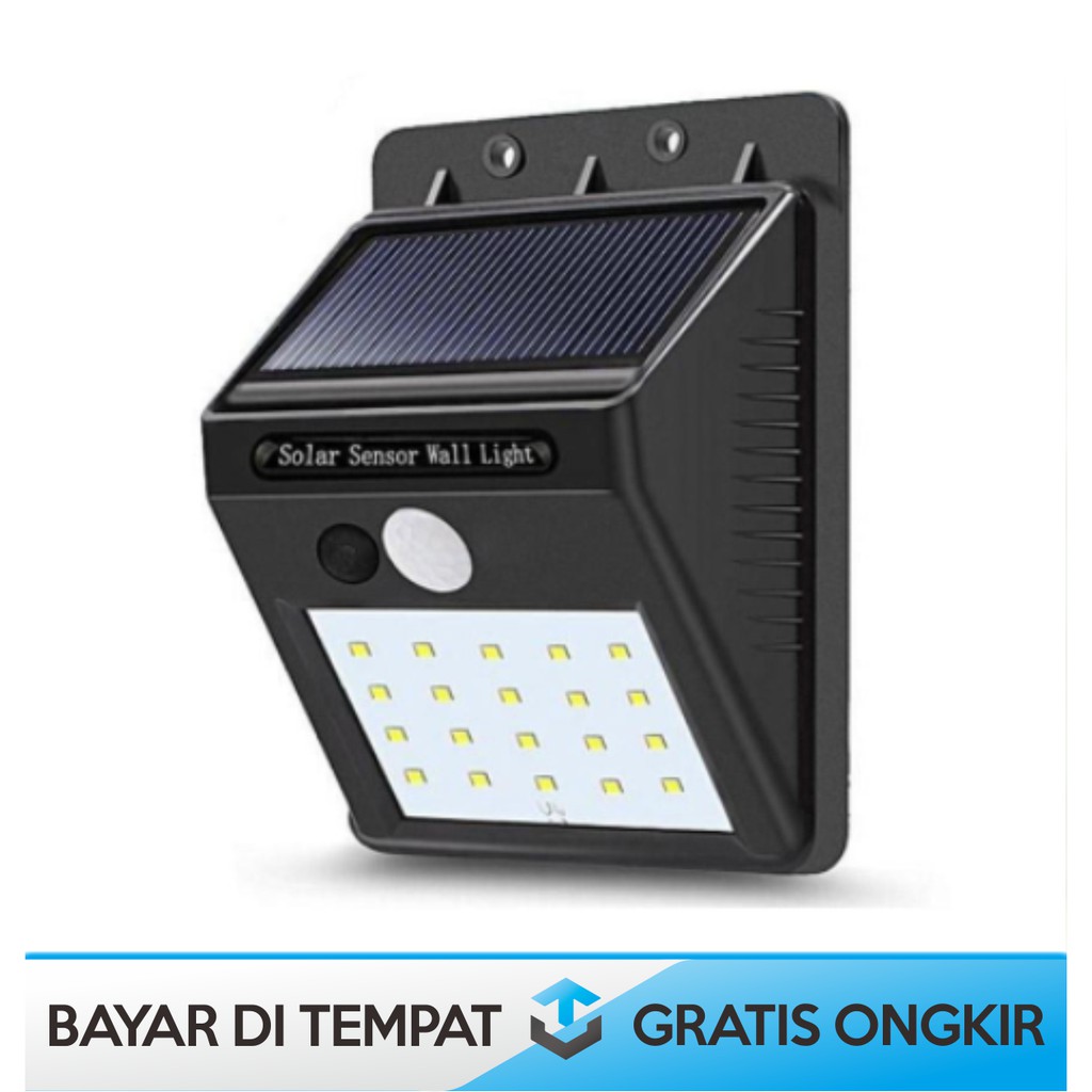 LAMPU DINDING / LAMPU TANGGA SOLAR POWER TENAGA SURYA LAMPU SOLAR TANGGA / LAMPU TAMAN DINDING KOTAK