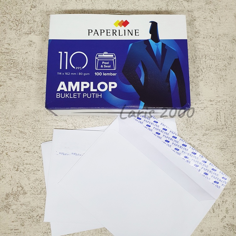 

Amplop Putih 110 Paperline (Per Pak)