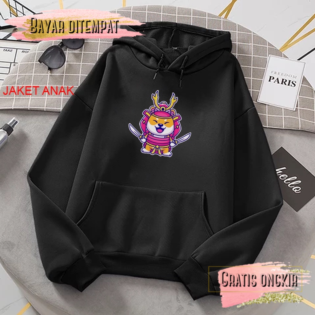 COD JAKET SWEATER M ANAK S SD KECIL Sweater anak hoodie laki laki SHIBA SAMURAI baju jaket anak cowo