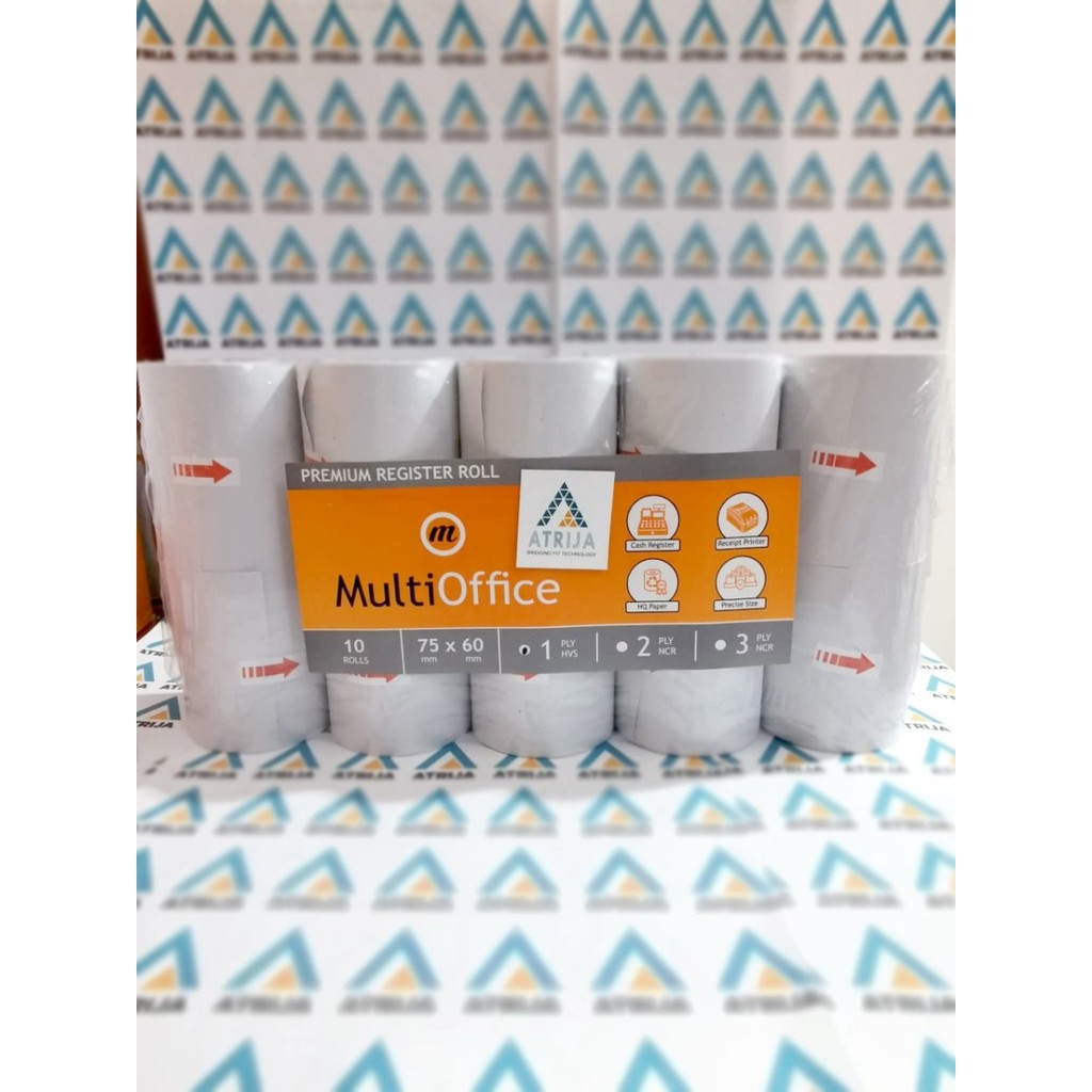 

TELLSTRUK MULTIOFFICE KERTAS STRUK KASIR NCR 75x60 mm 1 ply