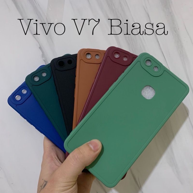 SLICON/SOFTCASE VIVO V7 CASE CASING MACARON PROCAMERA
