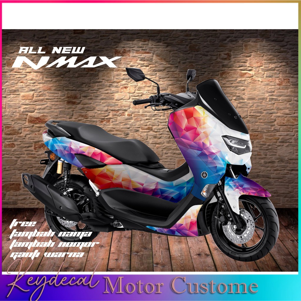 Decal new nmax full body Striping motor nmax 2020 full body Stiker motor variasi