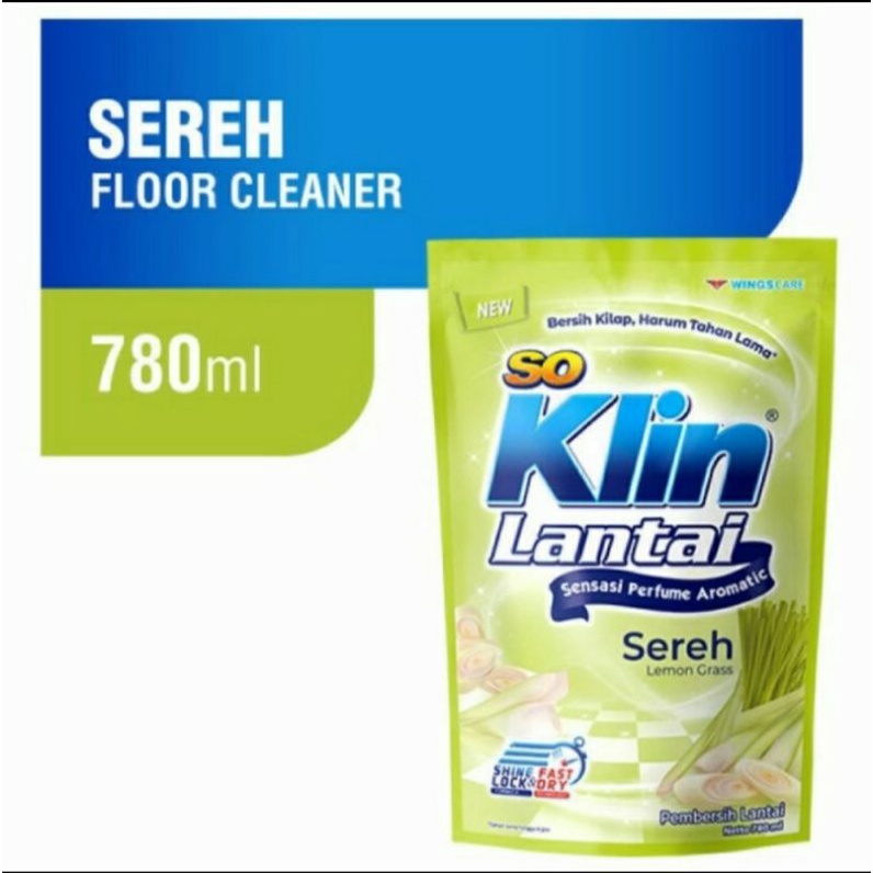 Soklin lantai 770ml refill