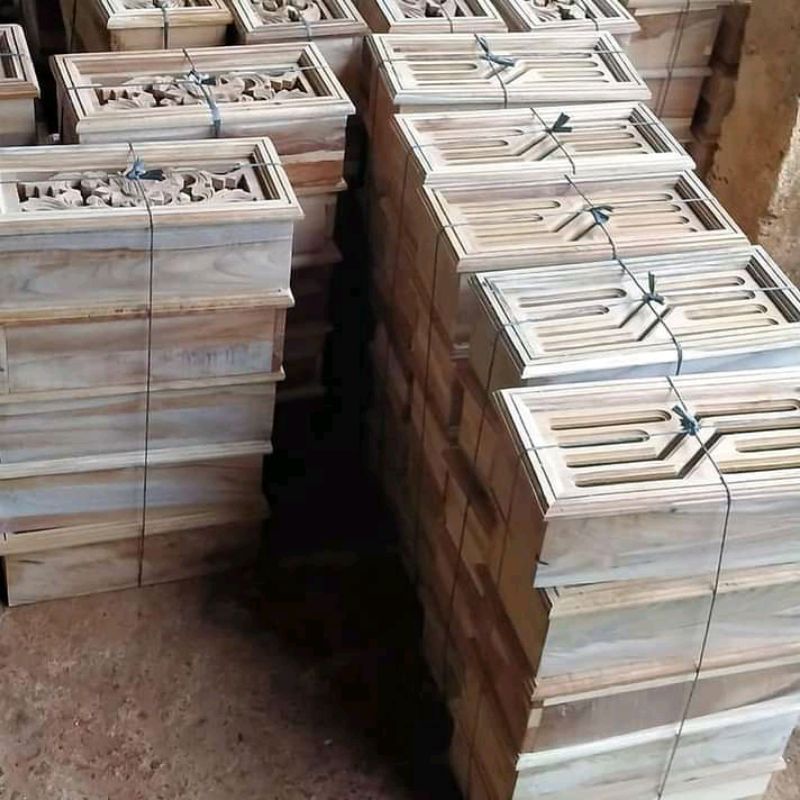 ventilasi udara kayu jati solit