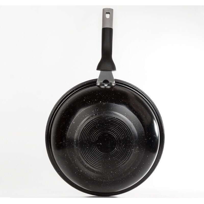 KOREAN MARBLE WOK PAN - 30CM