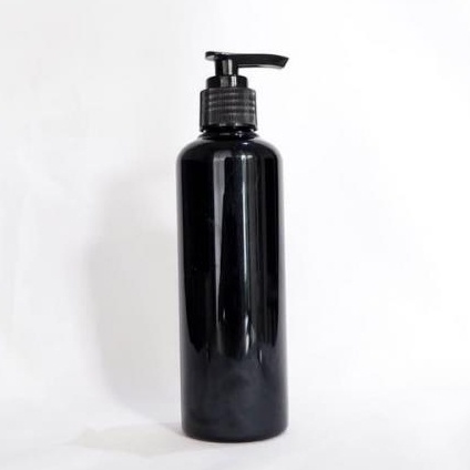 BABEE - BOTOL PLASTIK 250ML PUMP HITAM / BOTOL PUMP 250 ML HITAM / WADAH BOTOL ISI ULANG [HARGA GROSIR]