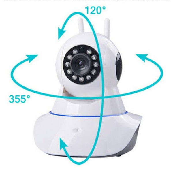 IP Kamera CCTV Wireless Wifi BABY CAM 2 antena 1080HD V380