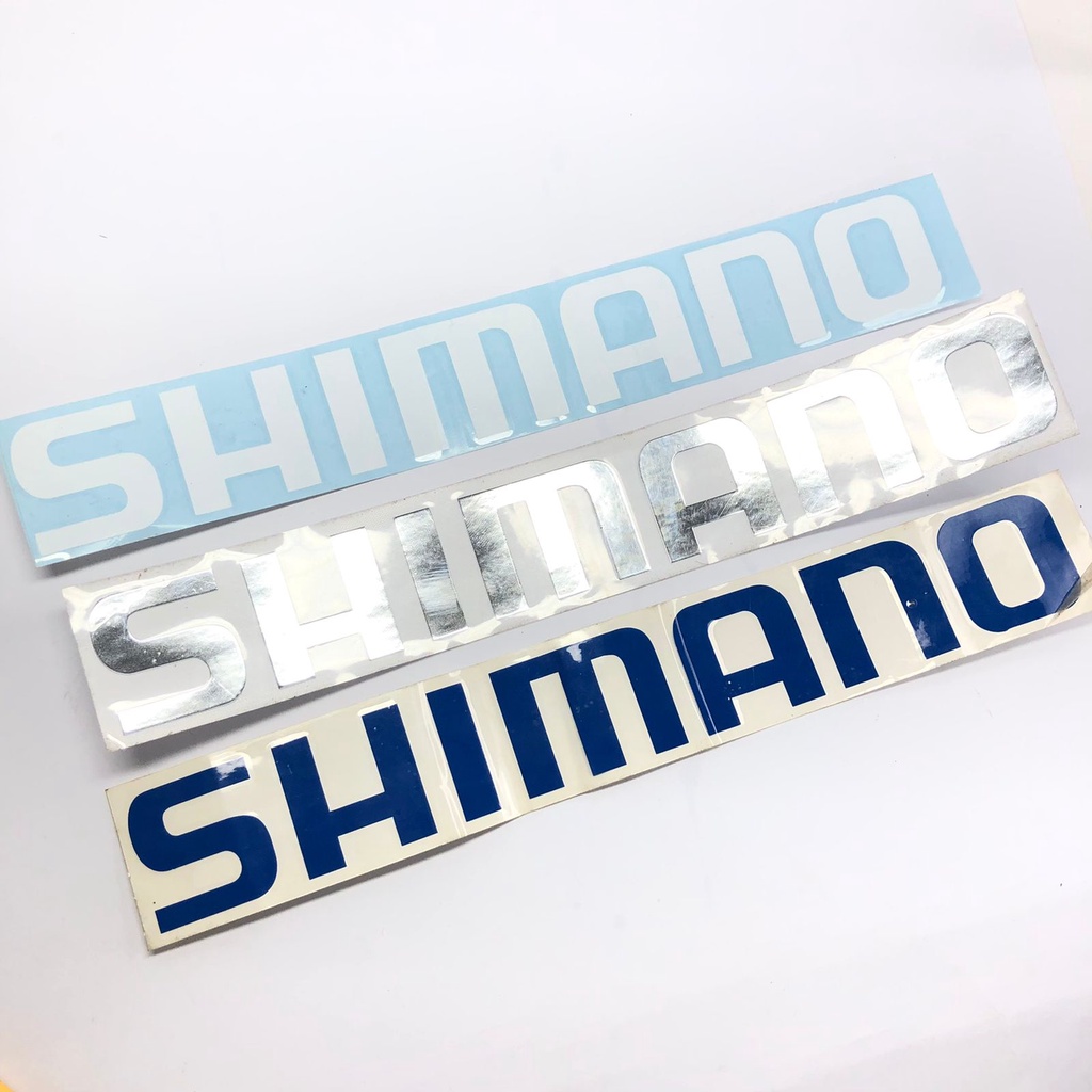 Sticker cutting shimano stiker logo