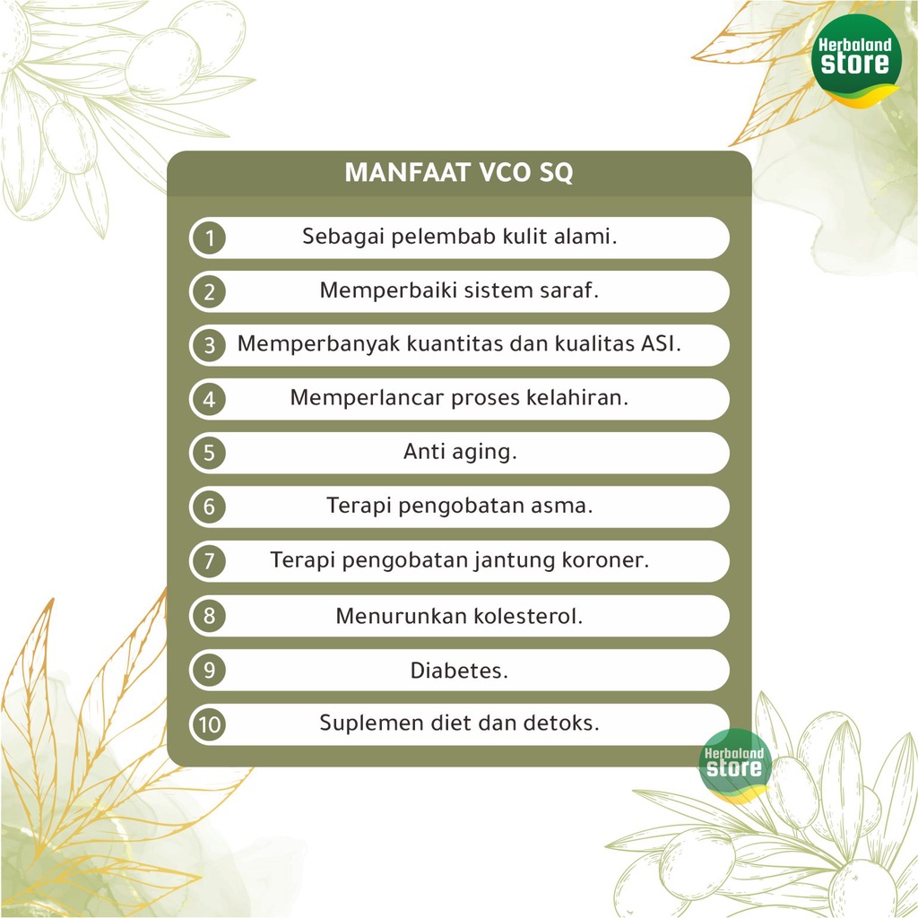 SQ VCO Virgin Coconut Oil 125 ml