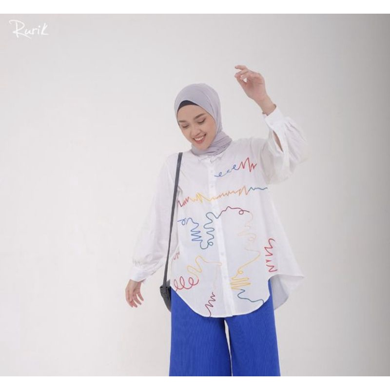 Rurik | Doodle Embroidery White