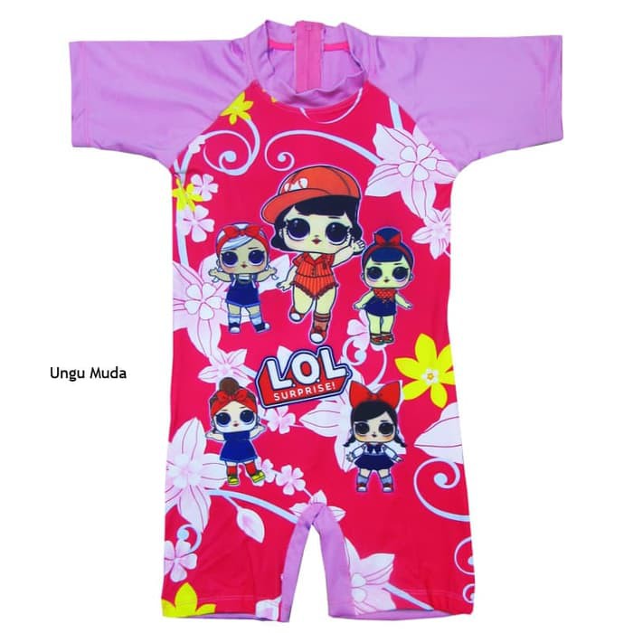 Baju Renang Diving Anak 3 8 Th Karakter LOL BRDP TKK055 Baju Renang Diving Anak 3 8 Th Karakter LOL BRDP TKK055