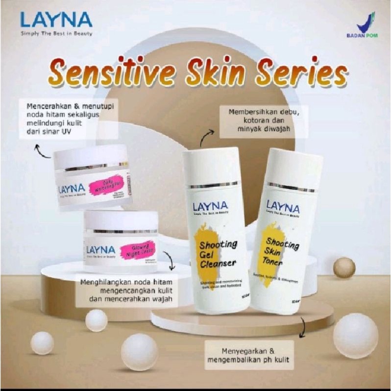 Skincare BPOM 1 Paket, Layna Skincare