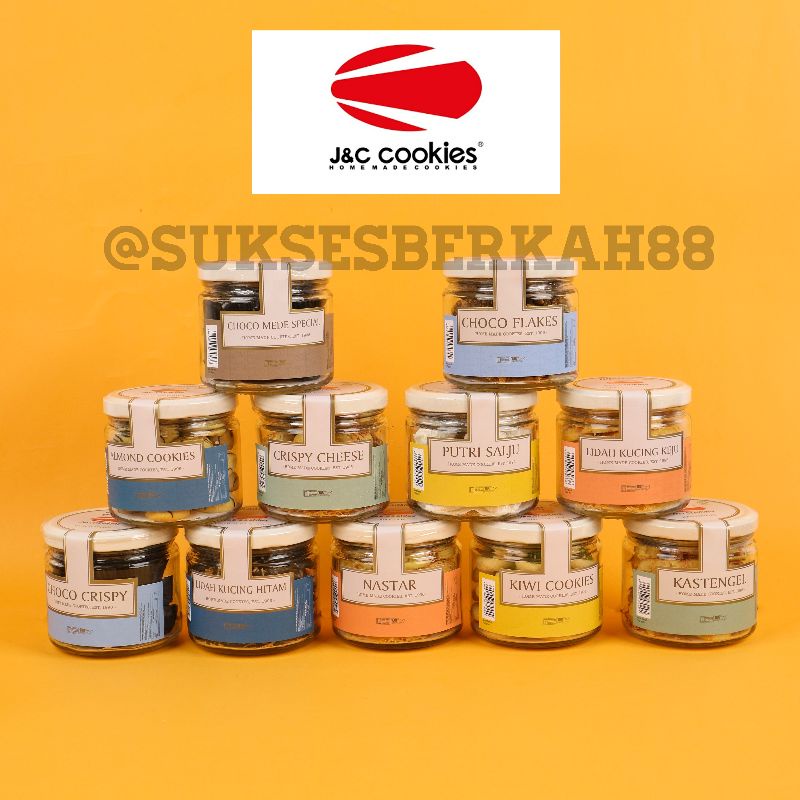 

NOB JNC COOKIES KEMASAN KACA PER 1 TOPLES