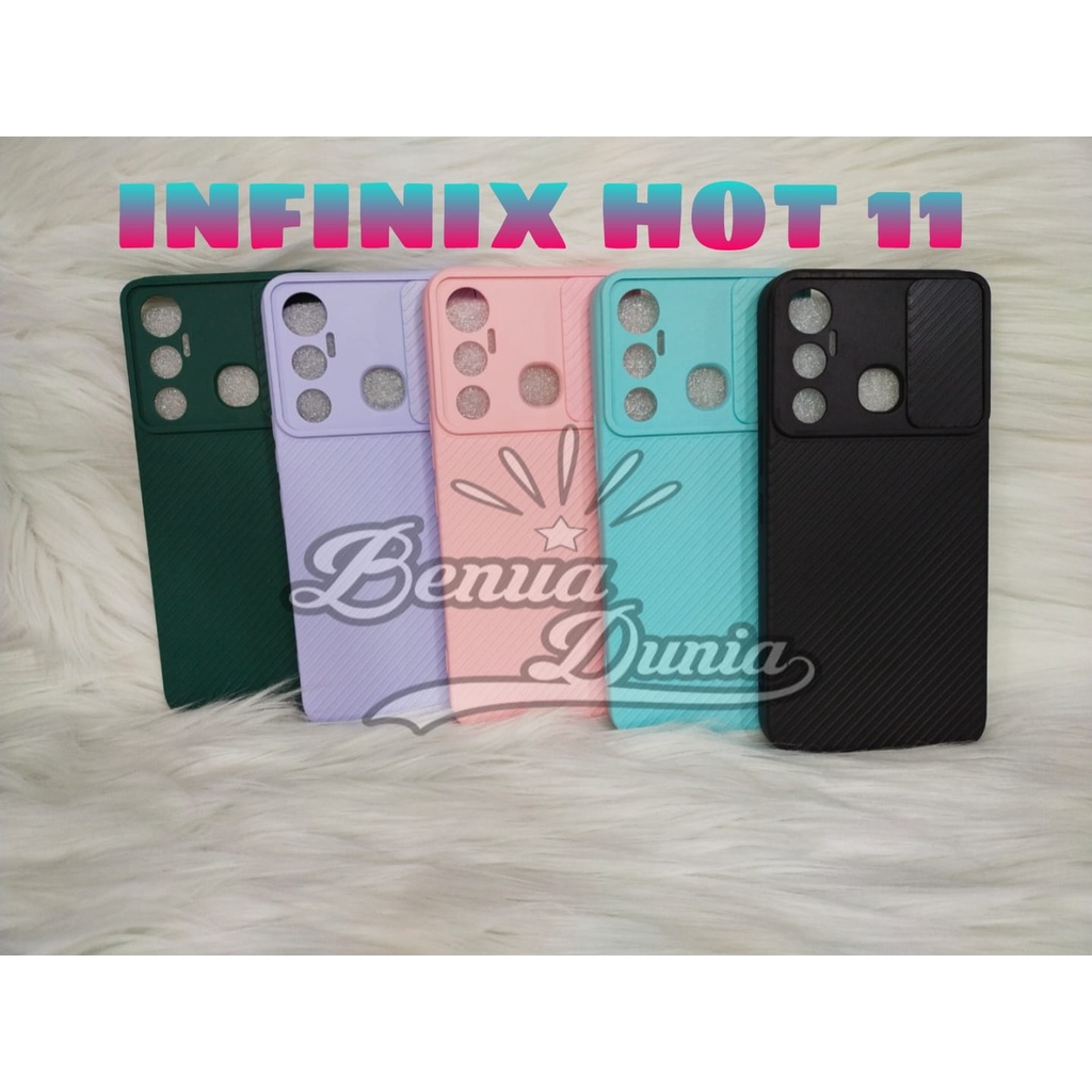 SOFTCASE SLIDE INFINIX SMART 6 // SOFTCASE SLIDE SLEDING PELINDUNG KAMERA KAMERA INFINIX SMART 6 - BD