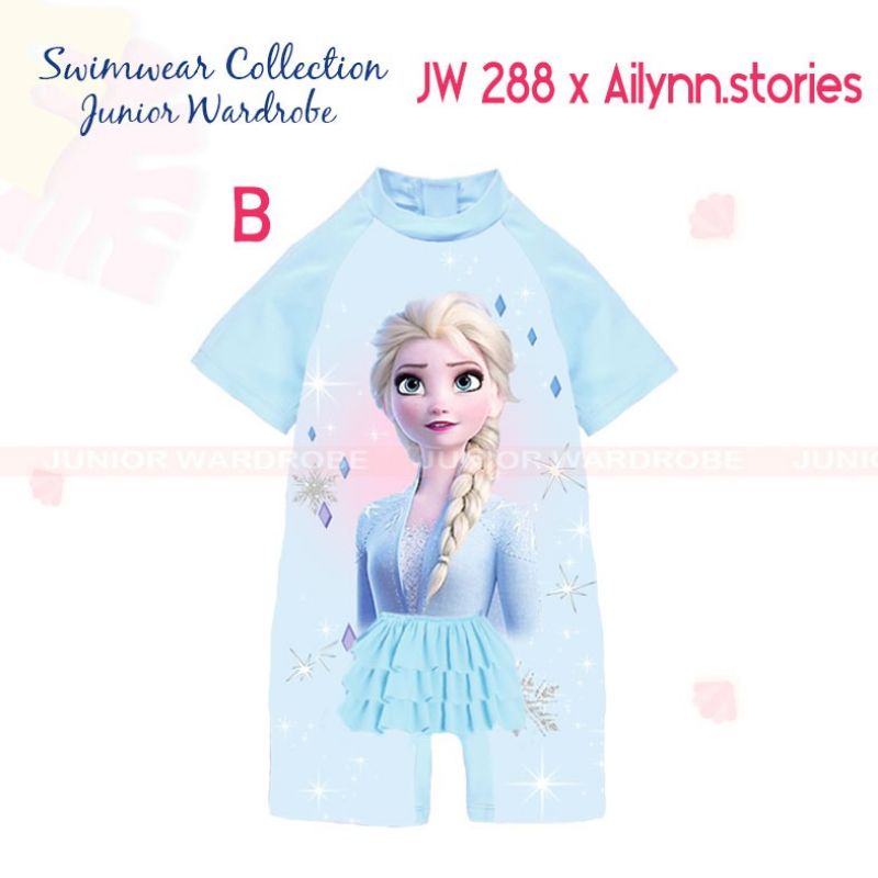 Baju Renang anak perempuan Junior Wardrobe JW 288 Size 08-13