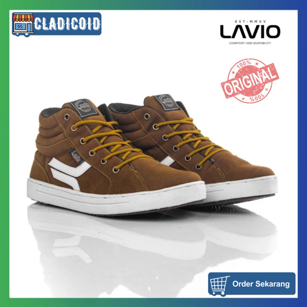 SEPATU SNEAKERS PRIA OUTDOOR LAVIO DESERT ORIGINAL TERBARU MODEL ANAK MUDA KEREN DAN STYLISH