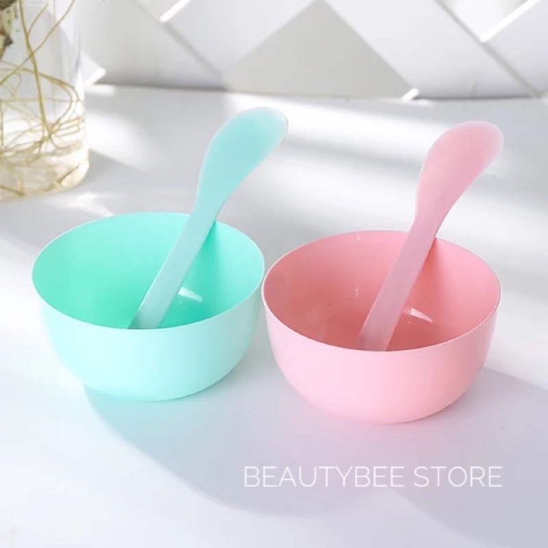 MASK BOWL / MANGKOK MASKER + SPATULA (3334)