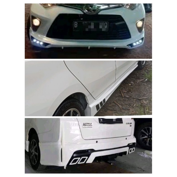 Bodykit Calya dan toyota calya Bodykit Calya 2016-2019 + 6Lampu Led
