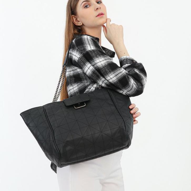 Terbaru.. [ZRBR] Tas Tote bag Wanita Magnet Lock Shoulder Bag - Adele Tote Bag #9005