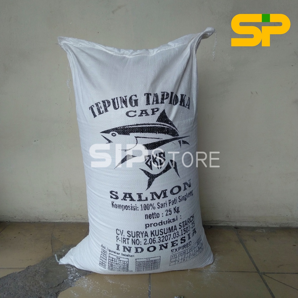 Jual Tepung Tapioka Cap Salmon @25kg | Shopee Indonesia