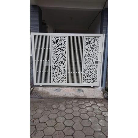 Jual Pagar minimalis plat cutting / pagar rumah modern minimalis