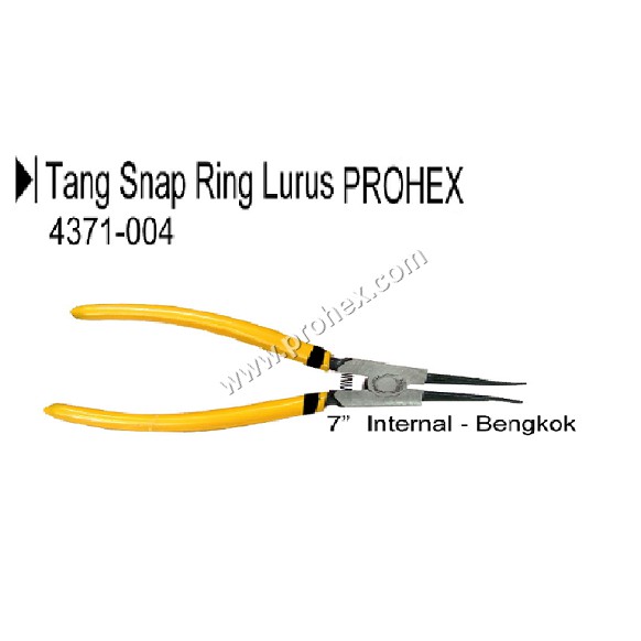 Tang Snap Ring Internal Bengkok Prohex  4371-004