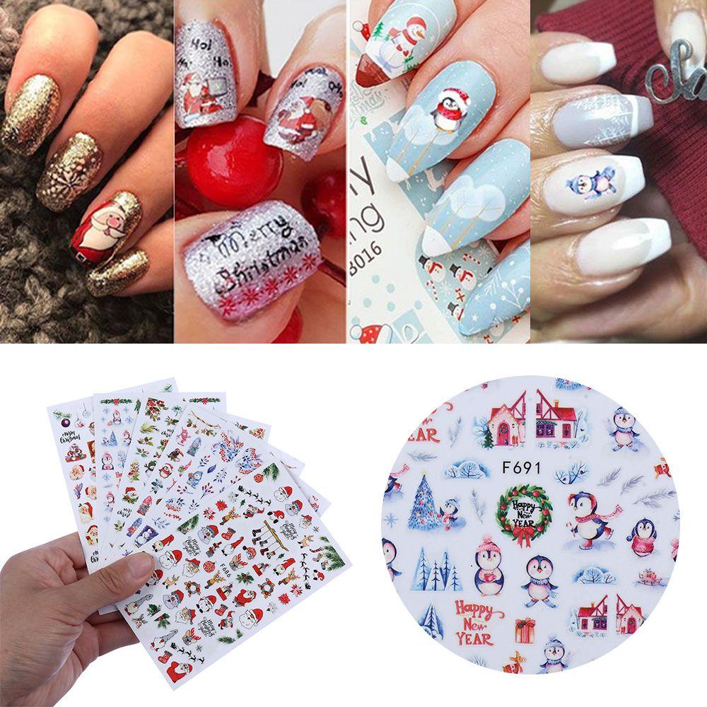 PREVA Nail stickers Fashion Cute Penguin Snowflake