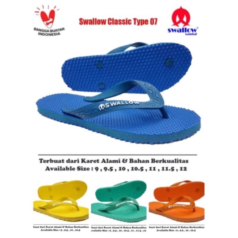 Sandal swallow duri anti slip