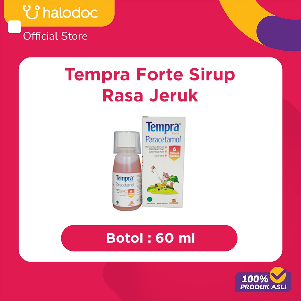 Tempra Forte Sirup Rasa Jeruk 60 ml