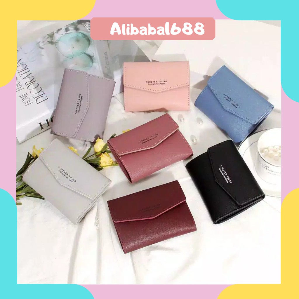 *ALIBABA1688*COD Dompet Lipat A16 DOMPET cewek Dompet Fashion Dompet Wanita Impor C2