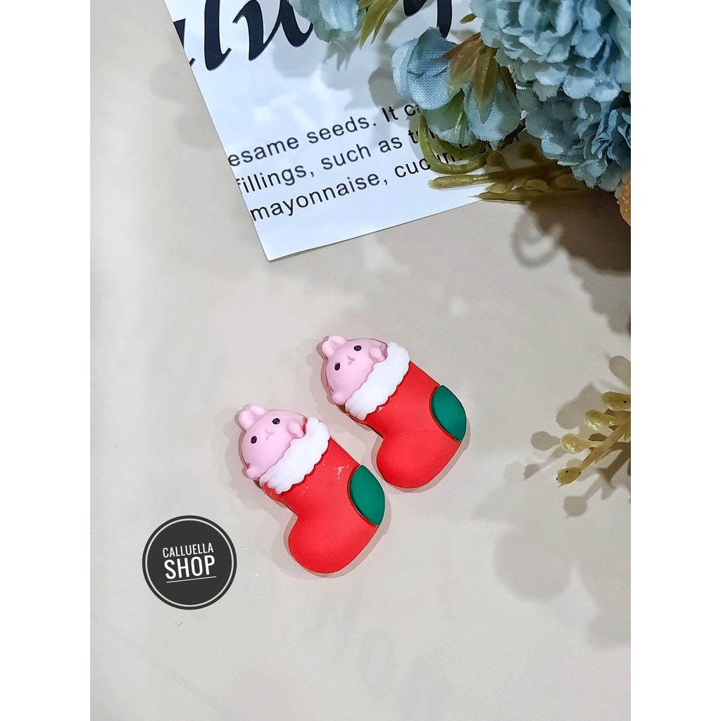 RESIN CLAY TEMPEL MIX MOTIF DAN WARNA MANIK PAREL CINCIN | BAHAN CRAFT CLAY GELANG BROS KALUNG STRAP MASK MASKER PAREL MANIK CRAFT KERAJINAN LUMAJANG FASHION-Clay chrstms shock 1