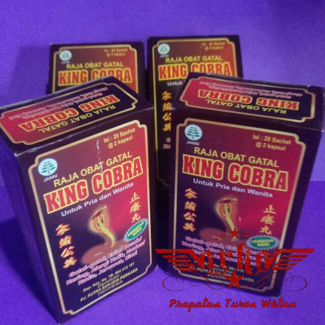 King cobra Obat gatal 4 sachet