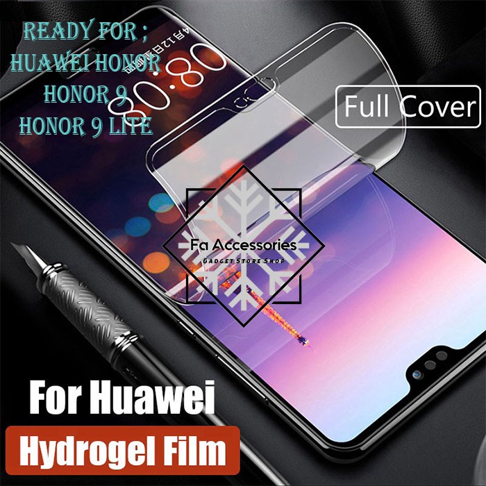 FA ANTI GORES JELLY HYDROGEL HUAWEI HONOR VIEW 9 9LITE 10 10LITE 20 30 30PRO 40 PRO LITE FULL SCREEN PROTECTOR GUARD SHOCK