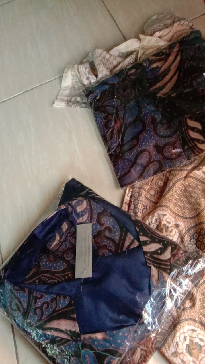 Maura Couple - Sania Ruffle Batik Couple Ori Ndoro Jowi Garansi Termurah Shopee - Batik Modern Solo