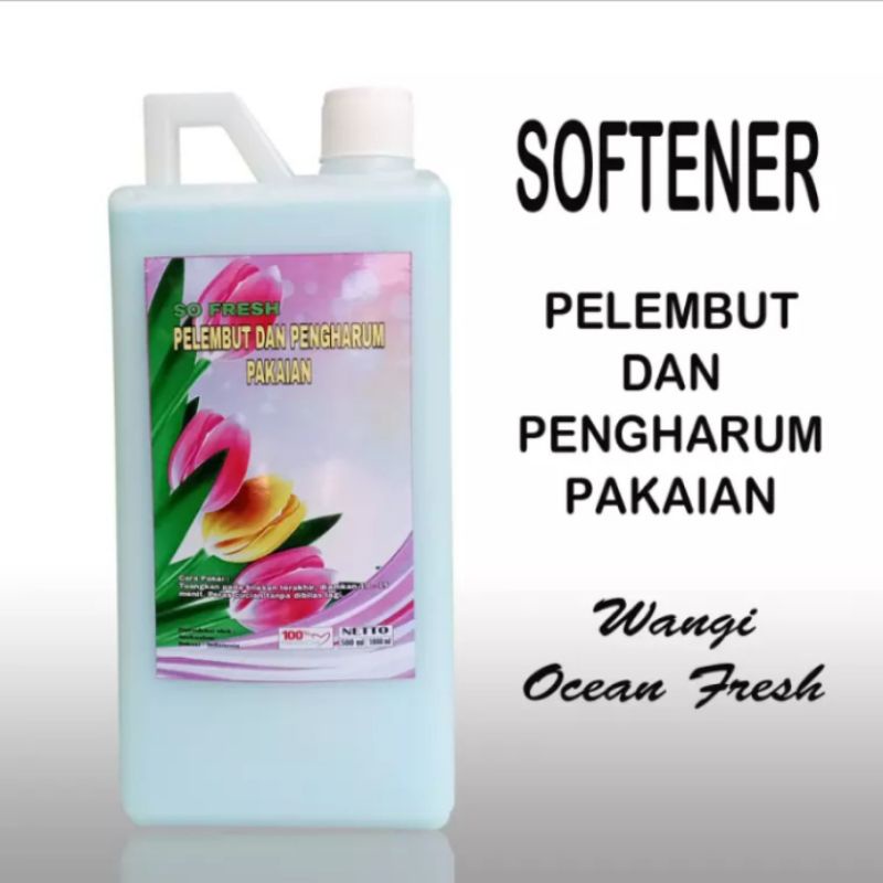 PELEMBUT DAN PENGHARUM PAKAIAN BLUE 1 LITER