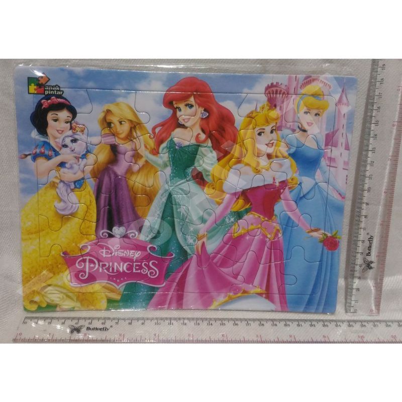 mainan kertas puzzle frozen
